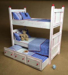 Finished One Inch Scale bed by JP Sligh