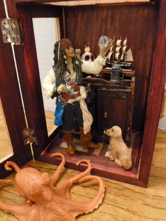 2015 Hallmark Ornament Contest Second Place winner: Vickie Skidmore of Whittier, CA for her entry...”Captain Jack”