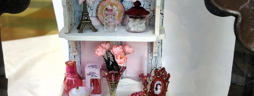 Shabby Chic Shelf Workshop in a Lantern by Juanita Landa
