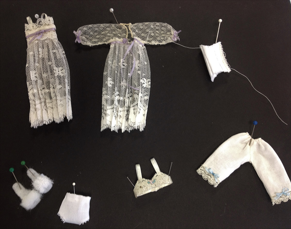 Sample lingerie pieces