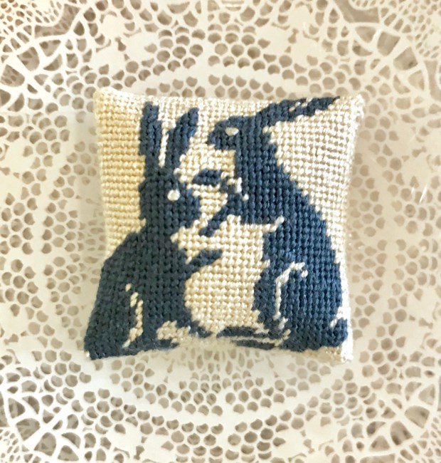 needlepoint pillow