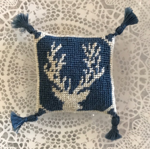 needlepoint pillow