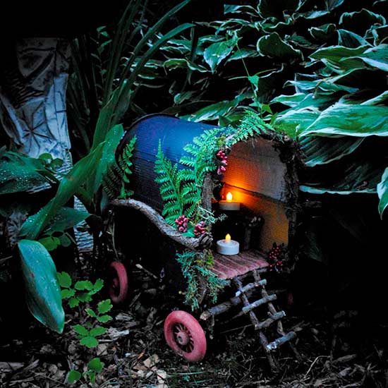 Pixie Gypsy Caravan by artist Nichola Battilana of Pixie Hill.
