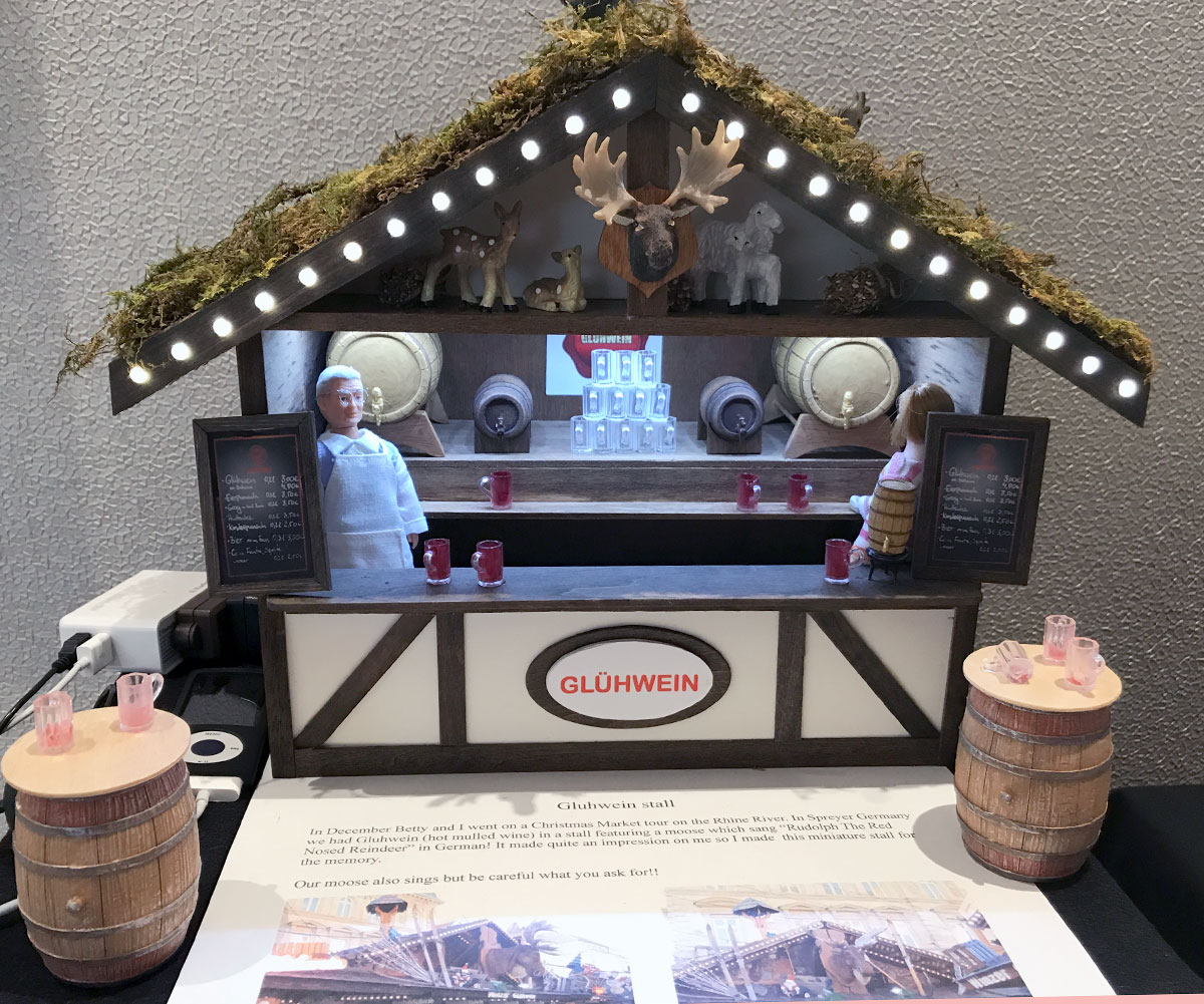 photo of market stall