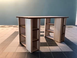 Half size crafting table