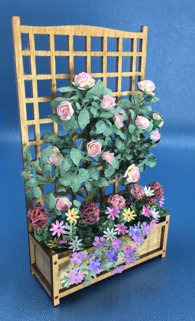 photo of planter box with flowers