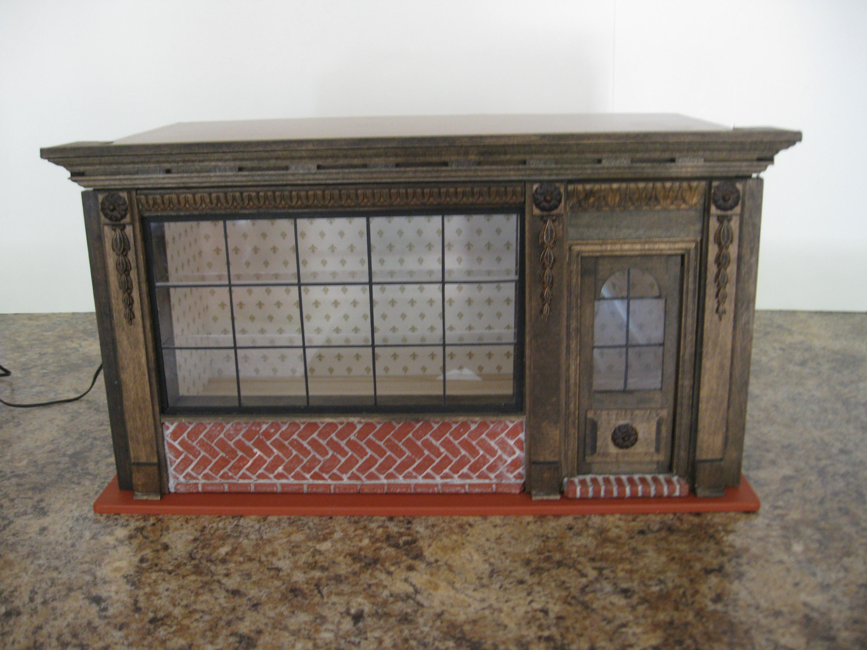 Room box with LED lighting